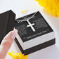 To My Husband | Stainless Steel Cross Necklace