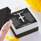 To My Soulmate | Stainless Steel Cross Necklace