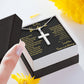 To My Husband | Stainless Steel Cross Necklace