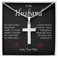 To My Husband | Stainless Steel Cross Necklace