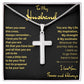 To My Husband | Stainless Steel Cross Necklace