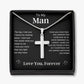 To My Man | Stainless Steel Cross Necklace