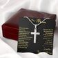 To My Man | Stainless Steel Cross Necklace