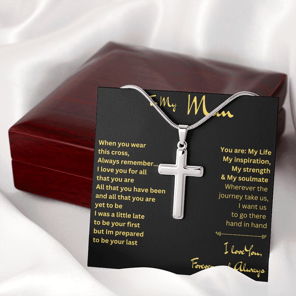 To My Man | Stainless Steel Cross Necklace