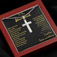 To My Husband | Stainless Steel Cross Necklace