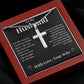 To My Husband | Stainless Steel Cross Necklace