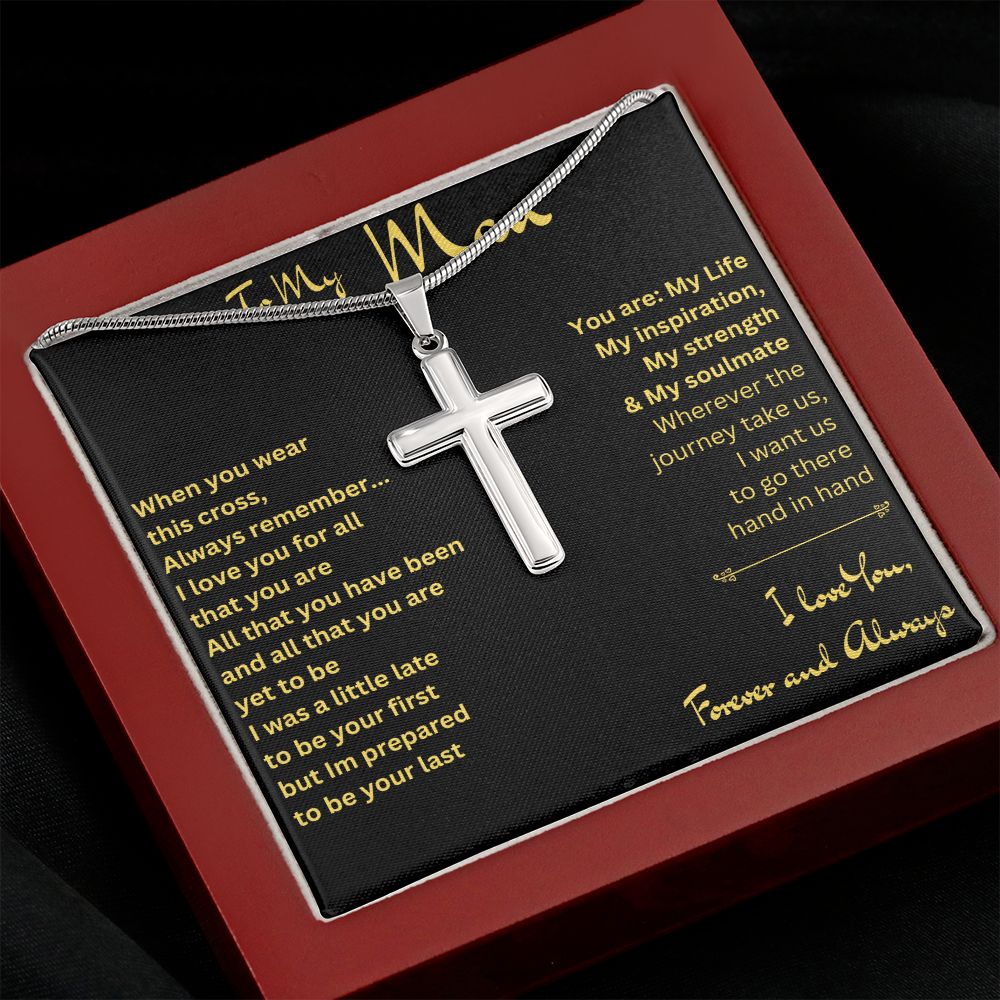 To My Man | Stainless Steel Cross Necklace