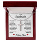 To My Soulmate | Stainless Steel Cross Necklace