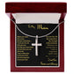 To My Man | Stainless Steel Cross Necklace